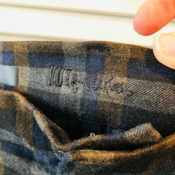 KUT Diana Skinny Stretch Plaid Pants Autumn Colors Sz 0 - Picture 7 of 10